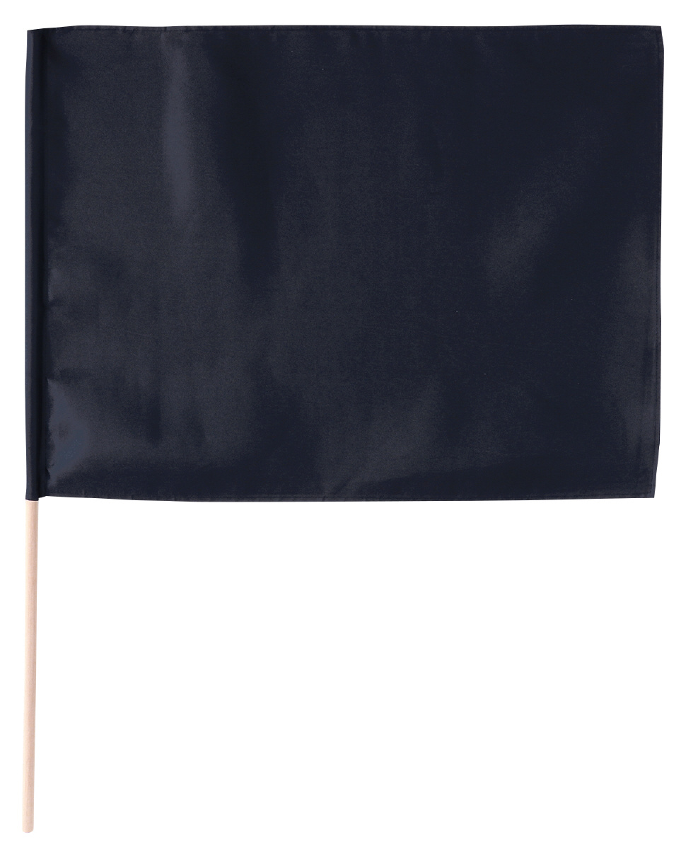 ●サテン大旗 メタリックブラック φ12mm