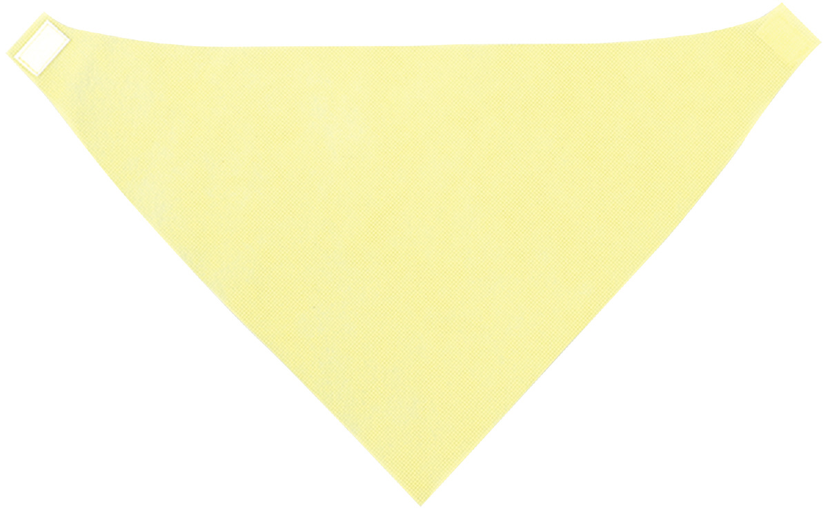 ワンタッチスカーフ 薄黄