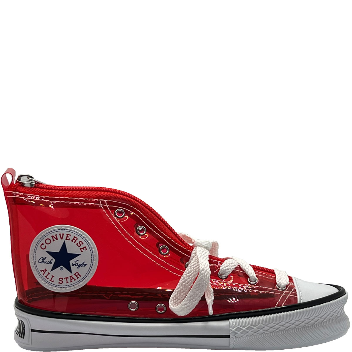 ★CONVERSE HI クリアペンポーチ RED