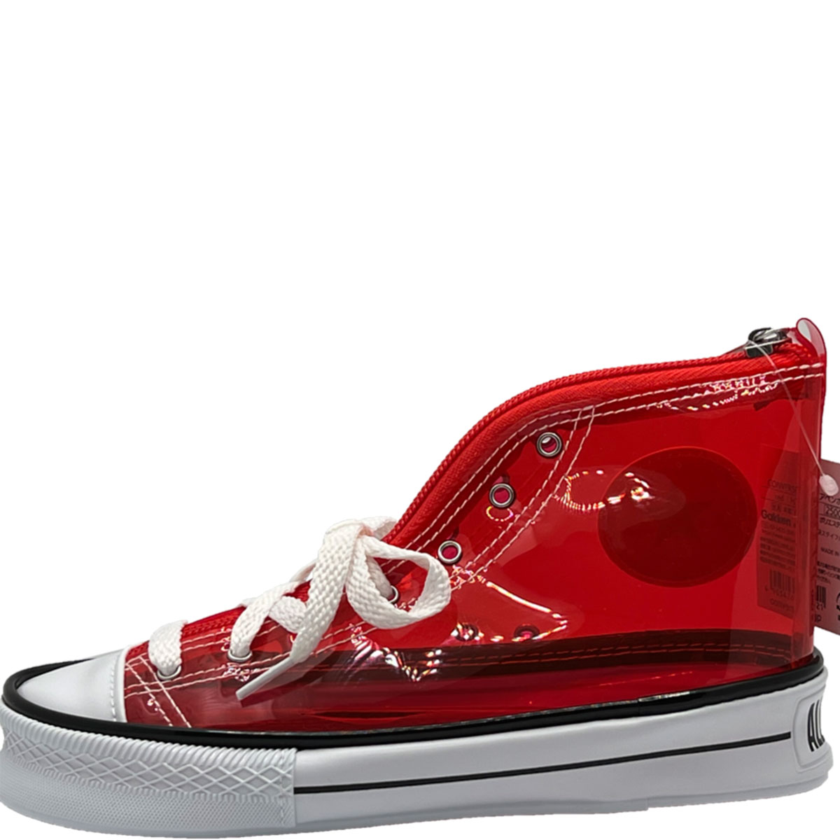 ★CONVERSE HI クリアペンポーチ RED