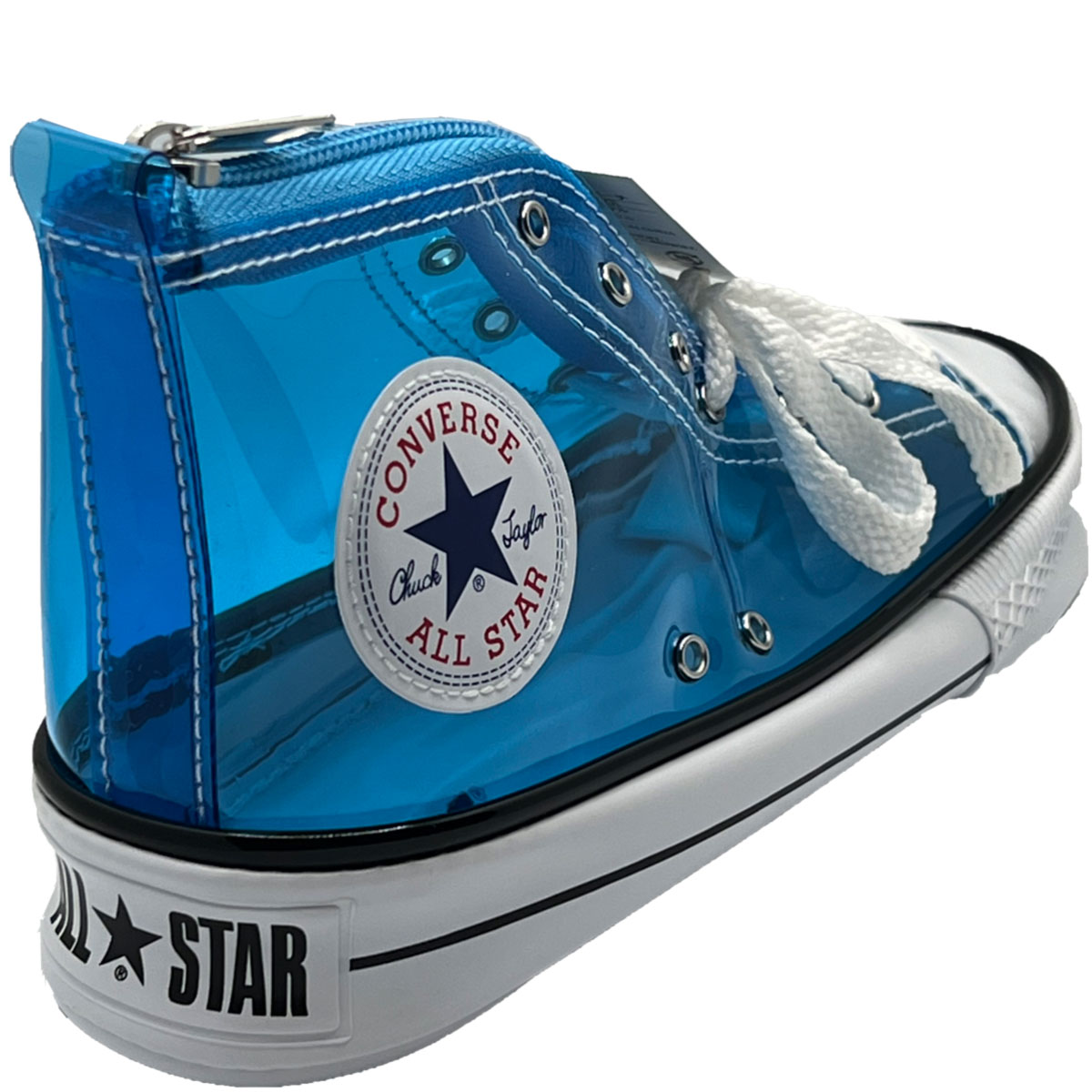 ★CONVERSE HI クリアペンポーチ BLUE