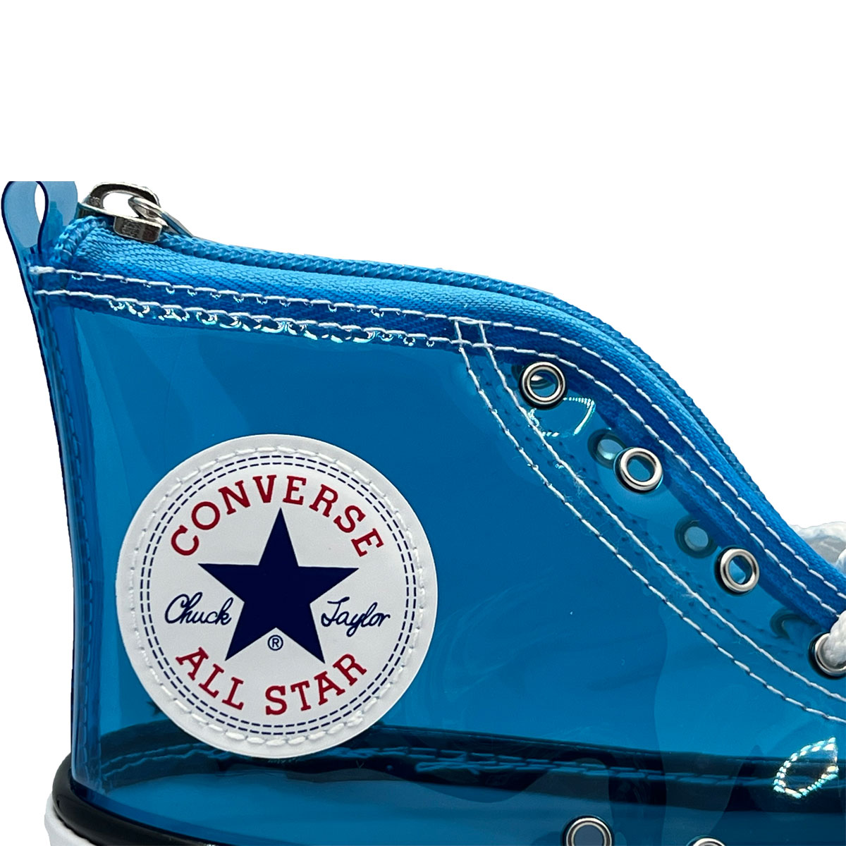 ★CONVERSE HI クリアペンポーチ BLUE