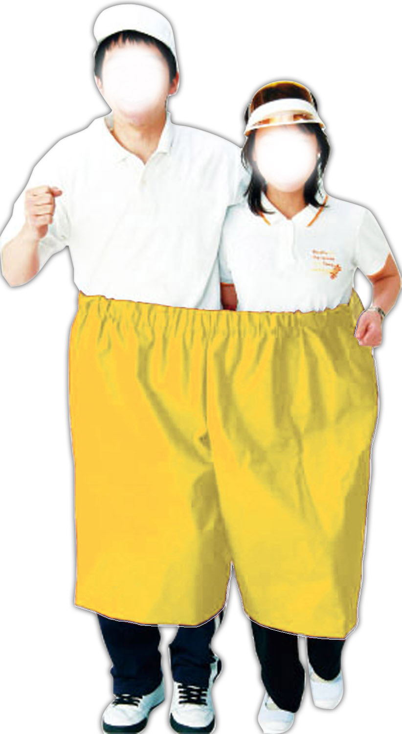 デカパン競争パンツ 黄