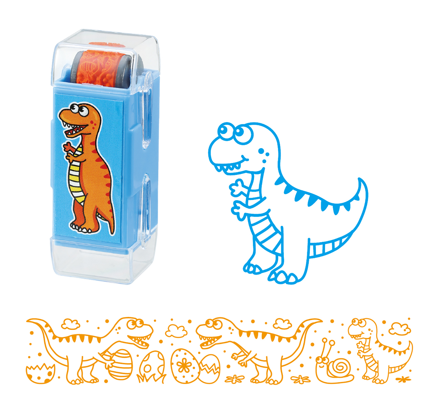 恐竜ローリングスタンプBOXセット(24個入)