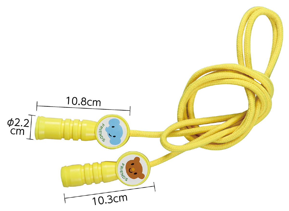 なかよしジョイントなわとびカラーロープ イエロー